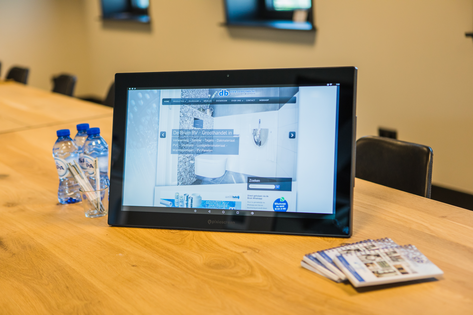Demo-scherm | Interactief touchscreen voor demo - PixioScreen